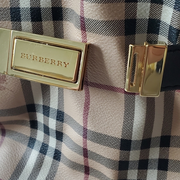 BURBERRY SHOULDER GOLDERTON TOTE HANDBAG - Picture 9 of 13